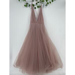 Kiss The Girl Midi Blush Hello Molly Prom Dress NWT XS